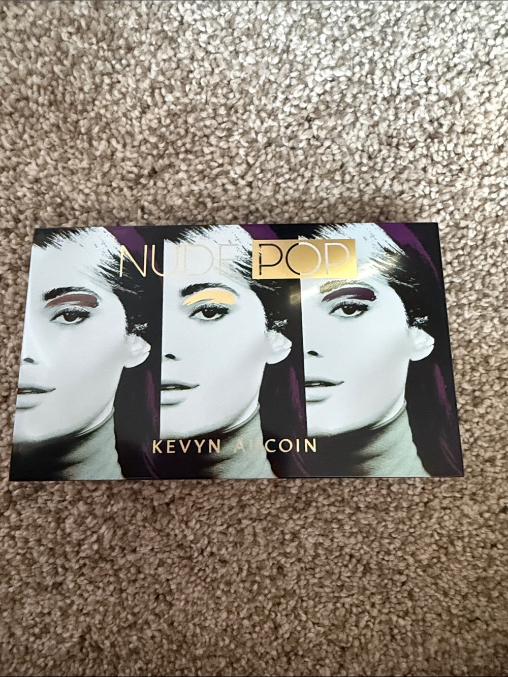 Kevyn Aucoin Nude Pop Eyeshadow Palette — Purple & Gold Accents